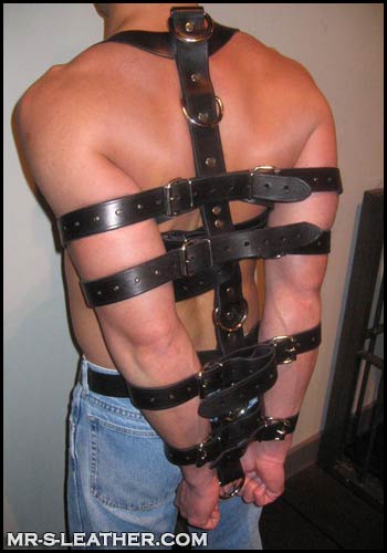 leather arm binder