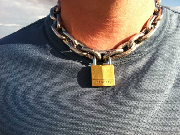 Metalbond in chain collar